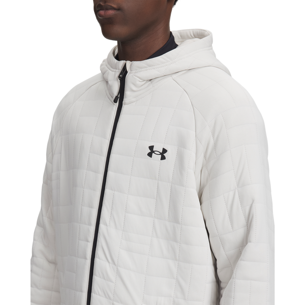Under Armour Unstoppable Fleece Texture F/Z - Men's - Summit White/Black