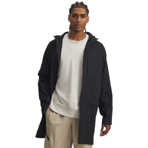 Under Armour Unstoppable Textured Long Jacket - Men's - Black/Black/Black