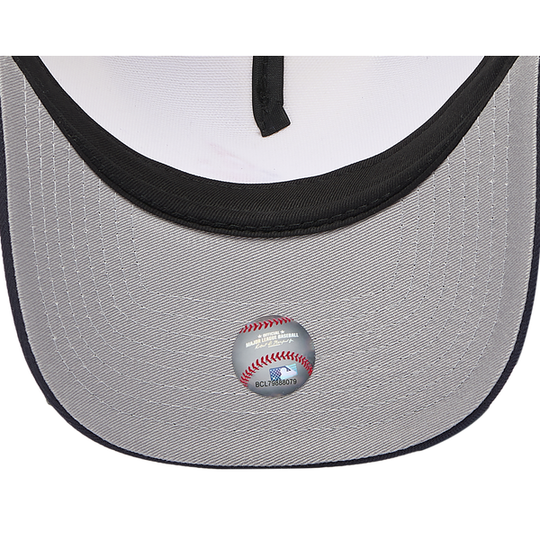 New Era Braves 940 A Frame American Stars Cap - Adult - White/Navy - Image 5