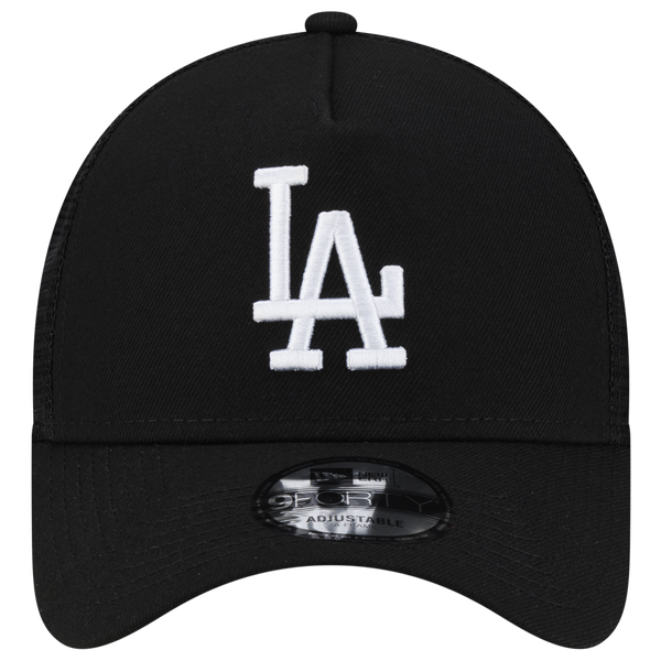 New Era Dodgers 940AF Script Trucker Cap - Adult - Black - Image 2