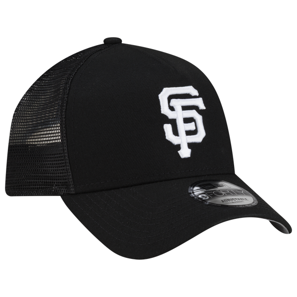 New Era Giants 940AF Script Trucker Cap - Adult - Black - Image 3