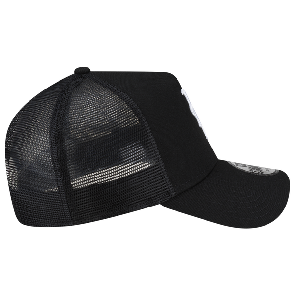 New Era Mets 940AF Script Trucker Cap - Adult - Black - Image 4