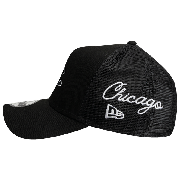 New Era Cubs 940AF Script Trucker Cap - Adult - Black - Image 6