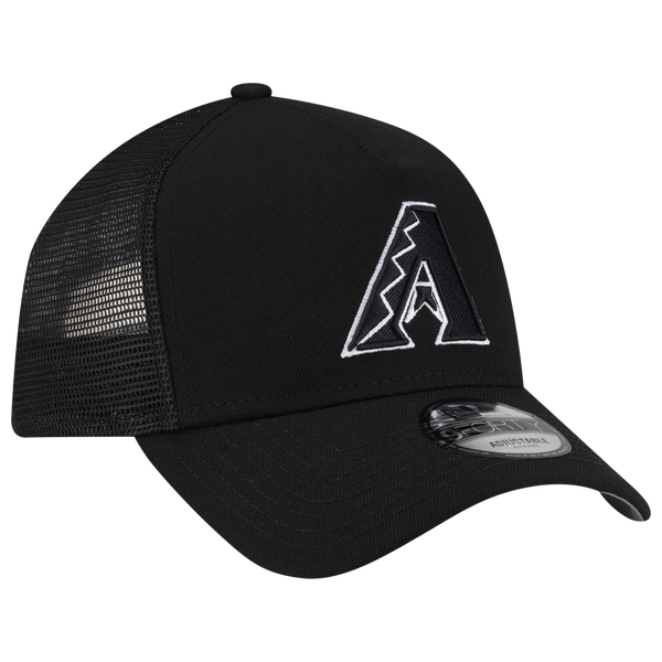 New Era Diamondbacks 940AF Script Trucker Cap - Adult - Black - Image 3