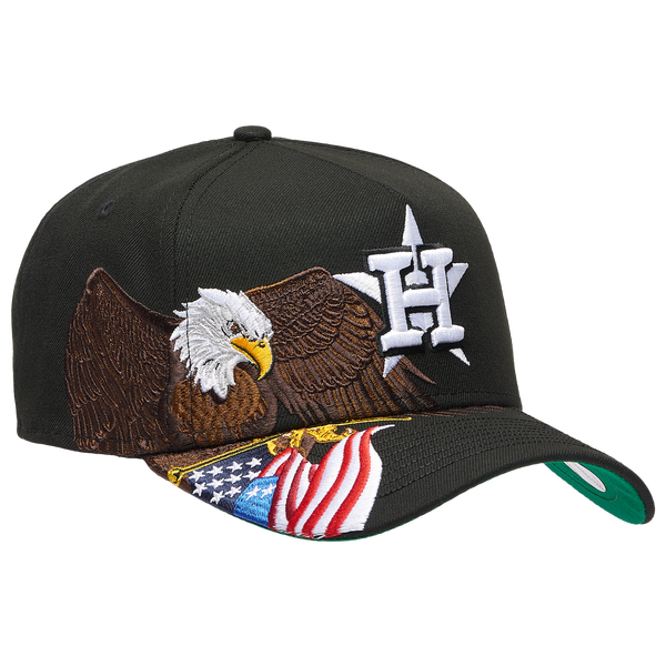 New Era Astros 940 A Frame Eagle Cap - Adult - Black - Image 3