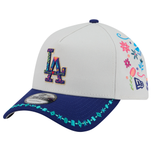 New Era Dodgers 9FORTY A-Frame Heritage Cap - Adult - Multi/Navy