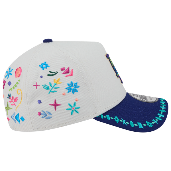 New Era Dodgers 9FORTY A-Frame Heritage Cap - Adult - Multi/Navy - Image 5