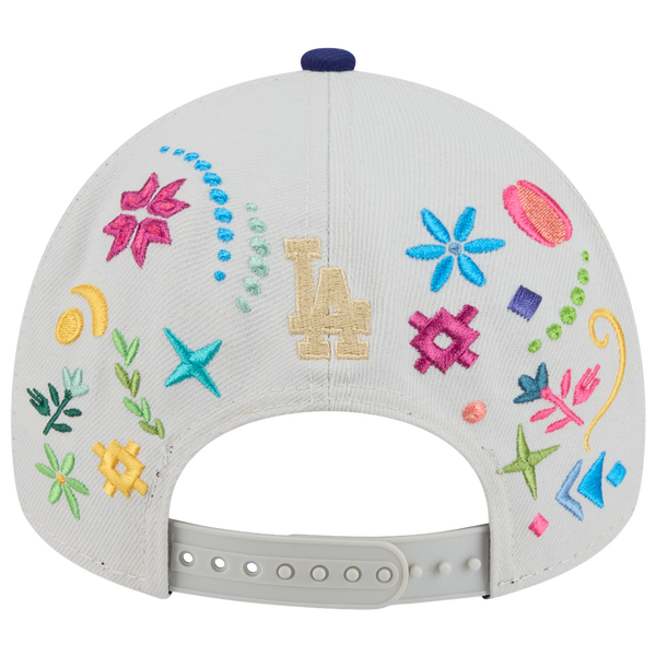 New Era Dodgers 9FORTY A-Frame Heritage Cap - Adult - Multi/Navy - Image 6