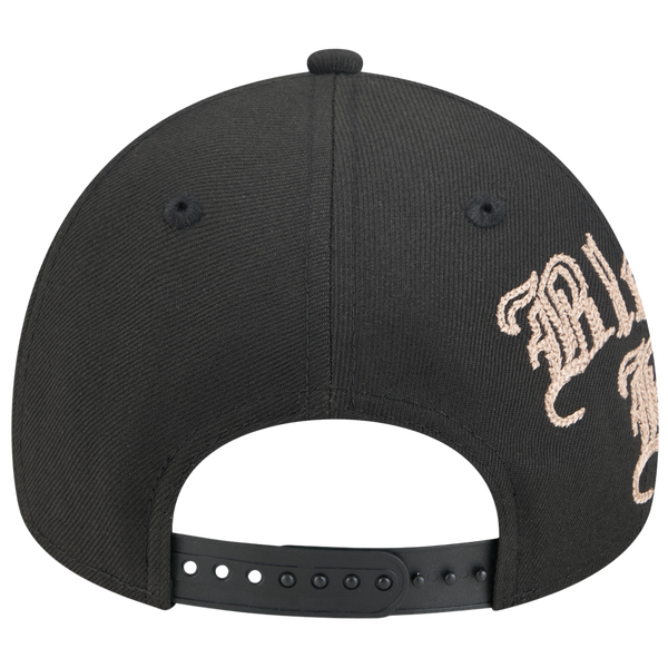 New Era Dodgers 9FORTY A-Frame Gothic Cap - Adult - Black - Image 6