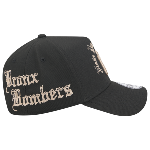 New Era Yankees 9FORTY A-Frame Gothic Cap - Adult - Black - Image 4
