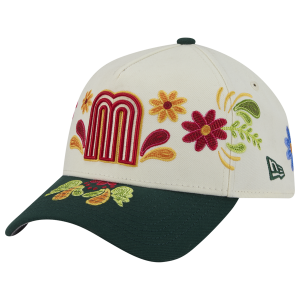 New Era Mexico 9FORTY A-Frame Heritage Cap - Adult - White/Green