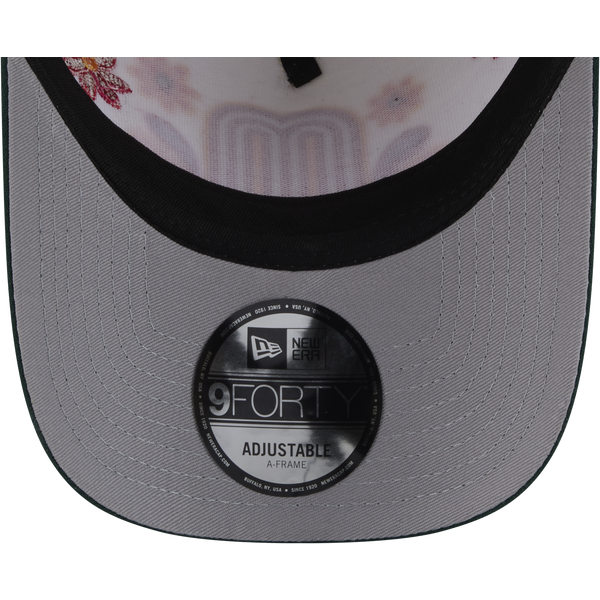New Era Mexico 9FORTY A-Frame Heritage Cap - Adult - White/Green - Image 7