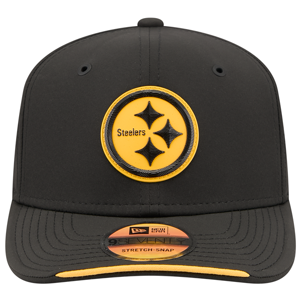New Era Steelers NFL '26 Side Line 970 Cap - Adult - Black - Image 2