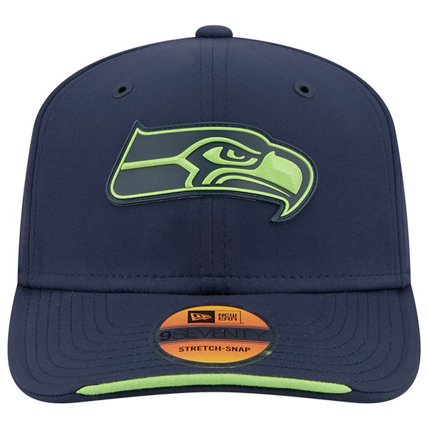 New Era Seahawks NFL '26 Side Line 970 Cap - Adult - Navy - Image 2