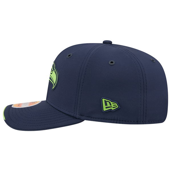 New Era Seahawks NFL '26 Side Line 970 Cap - Adult - Navy - Image 4