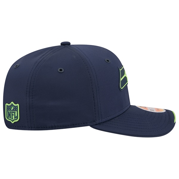 New Era Seahawks NFL '26 Side Line 970 Cap - Adult - Navy - Image 5