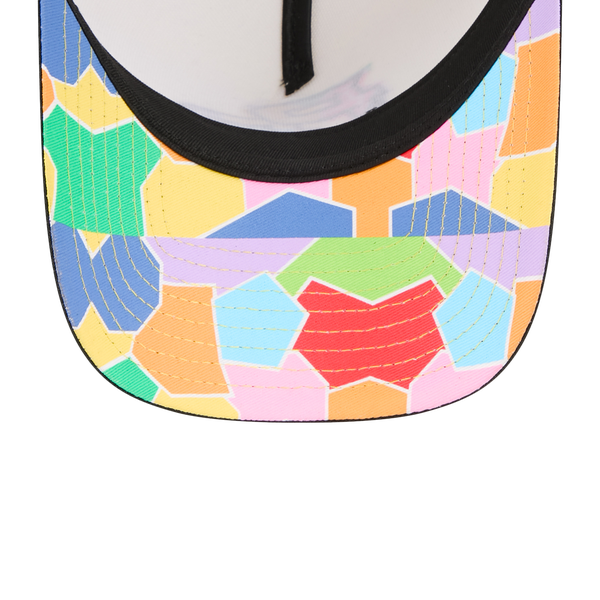 New Era Puerto Rico 940AF WBC Colorful Trucker Cap - Adult - Black/White - Image 7