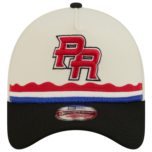 New Era Puerto Rico 940AF WBC Ribbon Cap - Adult - Black/White - Image 2