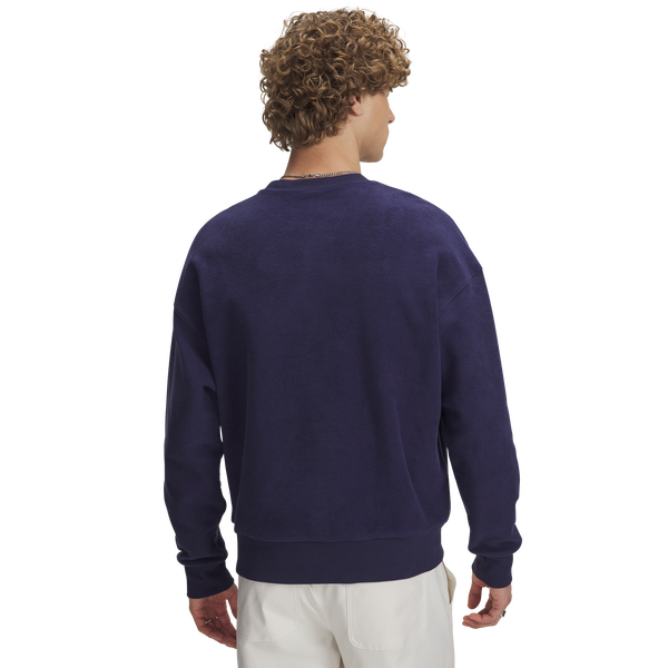 Under Armour Icon Rev Terry Crew - Men's - Washed Navy/Washed Navy - Image 2
