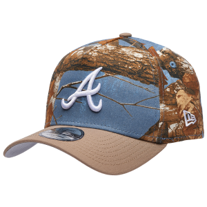 New Era Braves 940 A-Frame RealTree Cap - Adult - Realtree Camo/Tan