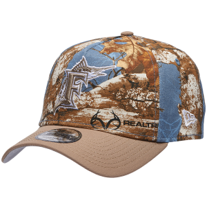 New Era Marlins 940 A-Frame RealTree Cap - Adult - Tan/Realtree Camo