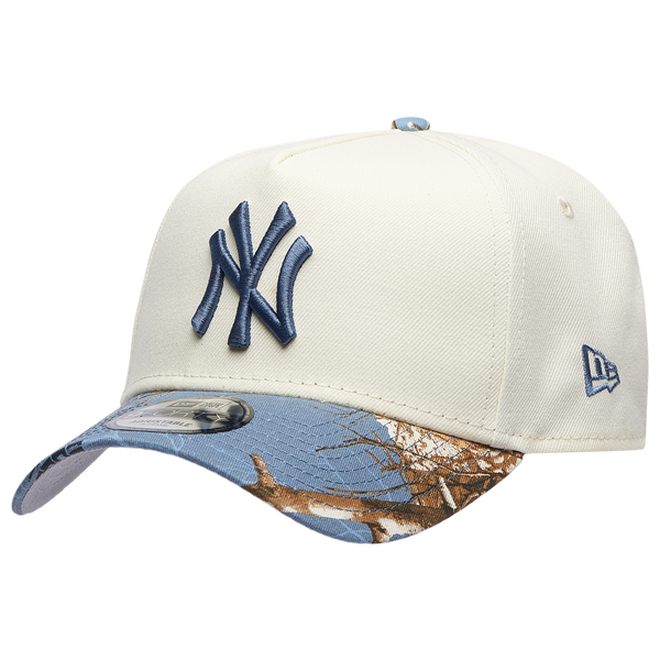 New Era Yankees 940 A-Frame RealTree Cap - Adult - Chrome/Multi