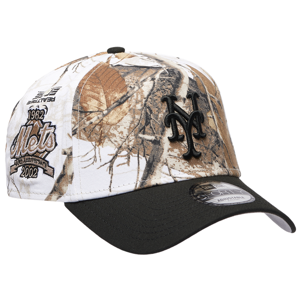 New Era Mets 940 A-Frame Snow RealTree Cap - Adult - Realtree Camo/Black - Image 3