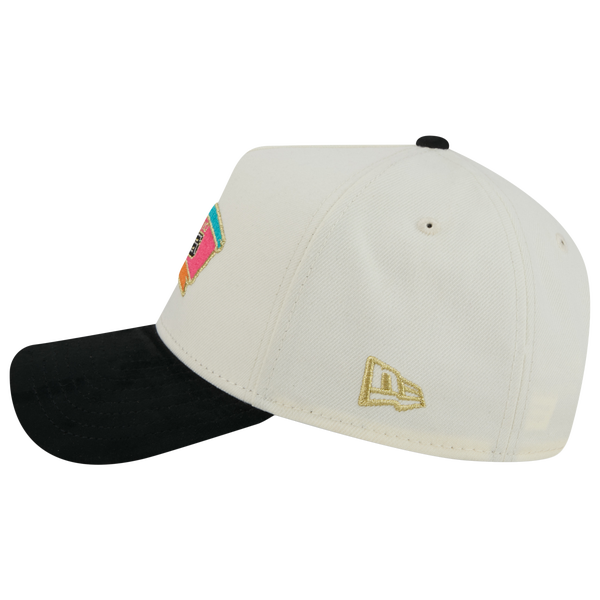 New Era NBA 940 A-Frame Suede HWC Cap - Adult - Chrome/Black Chrome - Image 4