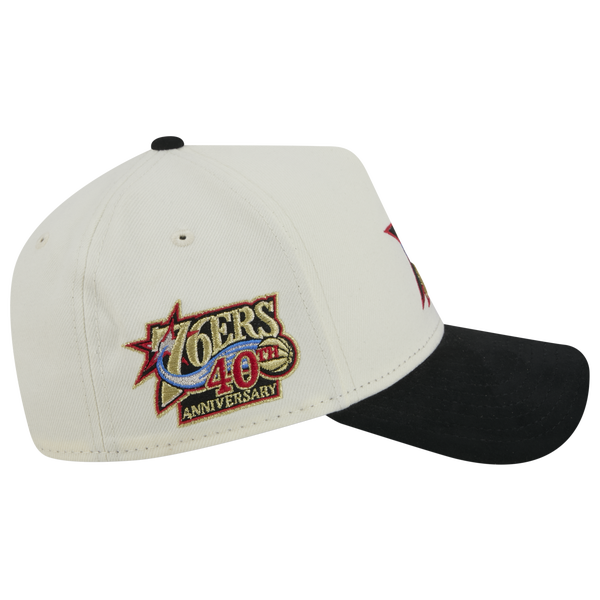 New Era NBA 940 A-Frame Suede HWC Cap - Adult - Chrome/Black Chrome - Image 4