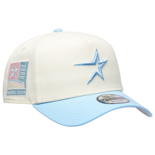 New Era MLB 940 A-Frame Metallic SP Cap - Adult - White/Blue - Image 3