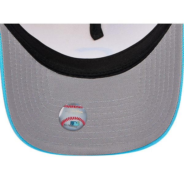 New Era MLB 940 A-Frame Metallic SP Cap - Adult - White/Blue - Image 5