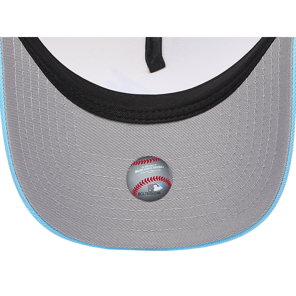New Era MLB 940 A-Frame Metallic SP Cap - Adult - White/Blue - Image 5