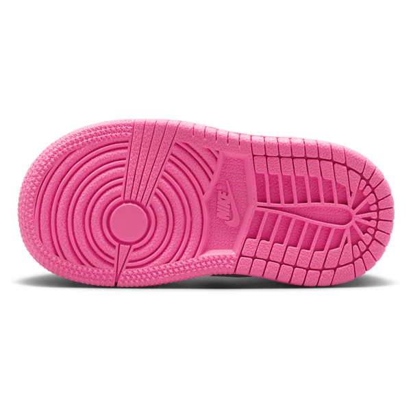 Jordan Jordan 1 Mid SE - Girls' Toddler - Vast Grey/Pink Glow/Sail - Image 5
