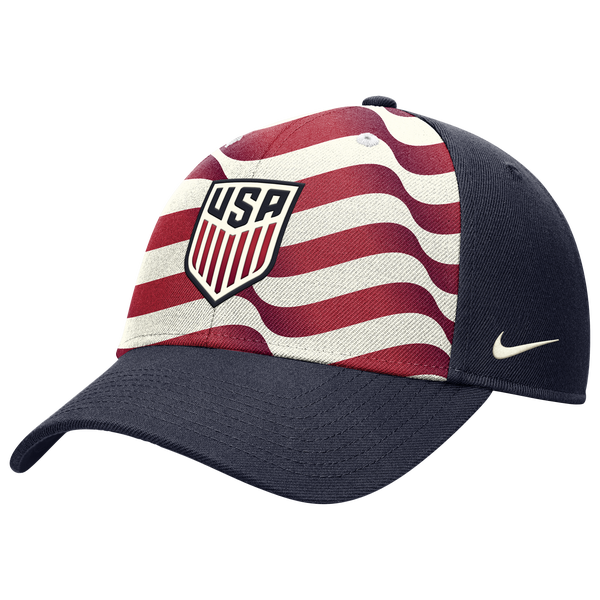 Nike USA World Cup '26 Stripes Cap - Adult - White/Red/Navy