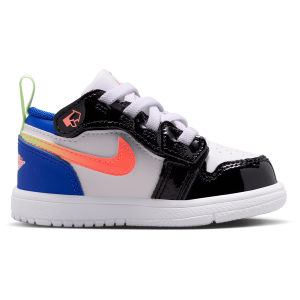 Jordan AJ 1 Low SE - Boys' Toddler - Blue/Orange/White