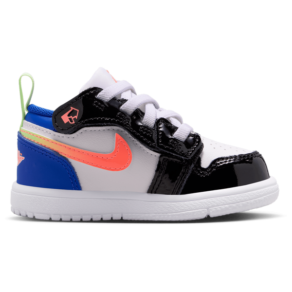 Jordan AJ 1 Low SE - Boys' Toddler - Blue/Orange/White