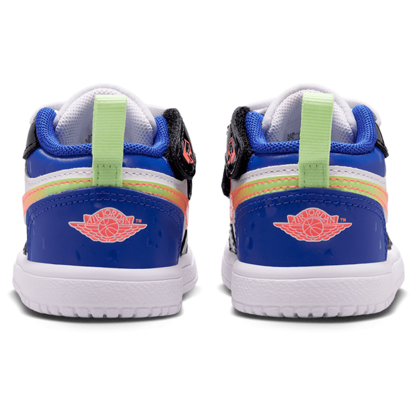 Jordan AJ 1 Low SE - Boys' Toddler - Blue/Orange/White - Image 3