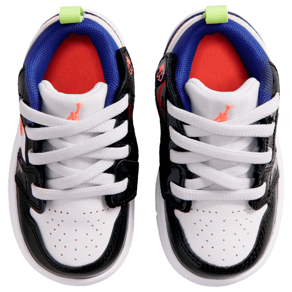 Jordan AJ 1 Low SE - Boys' Toddler - Blue/Orange/White - Image 4