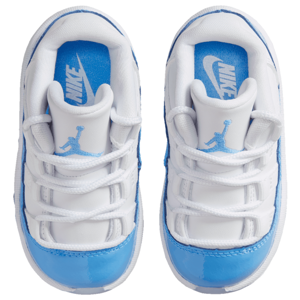 Jordan Retro 11 Low - Boys' Toddler - White/Blue/Black - Image 4