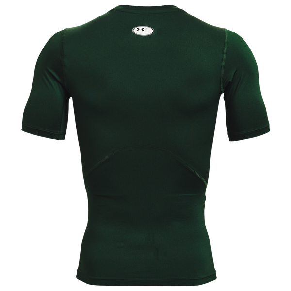 Under Armour HeatGear Compression S/S T-Shirt - Men's - Green - Image 3