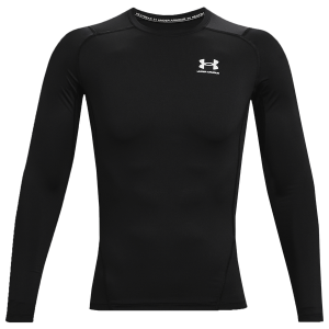Under Armour HeatGear Armour Comp L/S T-Shirt - Men's - White/Black