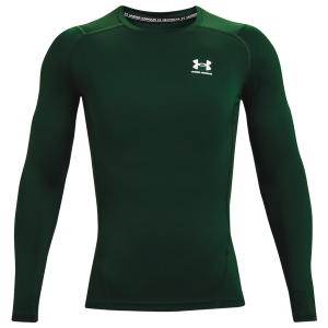 Under Armour HeatGear Armour Comp L/S T-Shirt - Men's - Forest Green