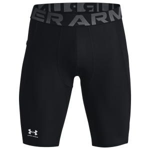 Under Armour Heatgear Armour 9" Compression Shorts - Men's - Black/White