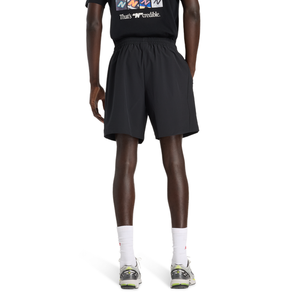 New Balance Athletic Woven 7" Shorts - Men's - Black - Image 2