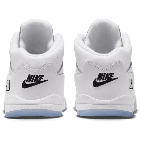 Jordan 5 Retro OG - Boys' Toddler - Black/Silver/White - Image 3