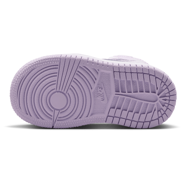 Jordan AJ 1 Mid - Girls' Toddler - Purple/White - Image 5