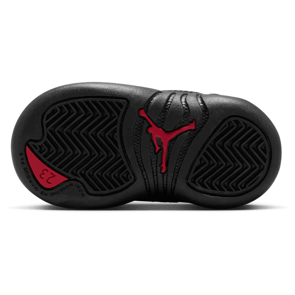 Jordan Retro 12 - Boys' Toddler - Black/Red - Image 5