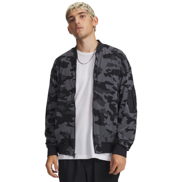 Under Armour SU Mesh Bomber - Men's - Black