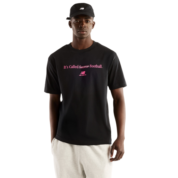 New Balance Football T-Shirt - Men's - Black/Black