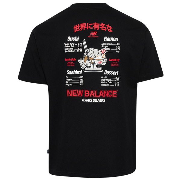 New Balance Ramen Graphic T-Shirt - Men's - Black - Image 2
